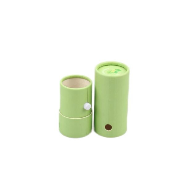 Factory Direct Moistureproof Tea Paper Tube Paper Cylinder Deodorant Paper Tube Packaging With Button Closure - Image 3