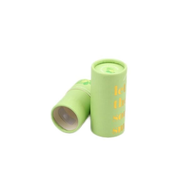 Factory Direct Moistureproof Tea Paper Tube Paper Cylinder Deodorant Paper Tube Packaging With Button Closure